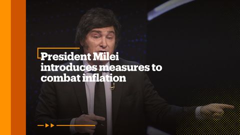 President Milei introduced new measures to combat inflation