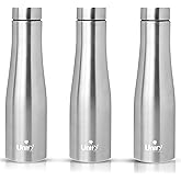 Unify 3pcs 1000ml Jupiter Stainless Steel Water Bottle Perfect for Office, Home & Travel | Leak-Proof | Steel Bottles for Fri