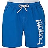 bugatti® - Herren Badeshorts in blau, grün, marineblau, rot,schwarz oder türkis