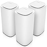 Linksys Velop Pro 7 WiFi Mesh System | Three Cognitive Tri-Band routers | 10 Gbps Speeds | 9,000 sq. ft. Coverage| Connect 20
