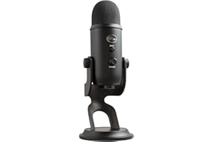 Logitech for Creators Blue Yeti USB Microphone for Gaming, Streaming, Podcasting, Twitch, YouTube, Discord, Recording for PC 