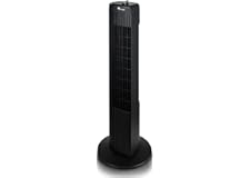 Senville 27" Standing Fan for Bedroom and Home with 60° Oscillation, 3 Speed, Compact Space-Saving Design, SENFZ10-19M