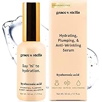 Hyaluronic Acid Serum (50ml) Hydrating Hyaluronic Acid Serum for Face - Acide Hyaluronique Face Serum - Anti Aging Serum to H