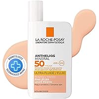 La Roche-Posay Anthelios Face Sunscreen, Broad Specturem UVA-UVB Sun Protection, Lightweight, Non-Comedogenic, Water Resistan