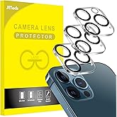 JETech Camera Lens Protector for iPhone 12 Pro Max 6.7-Inch, 9H Tempered Glass, HD Clear, Anti-Scratch, Case Friendly, Does N