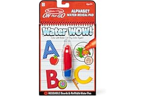 Melissa and Doug On The Go Water Wow! Reusable Water-Reveal Activity Pad - Alphabet