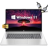 HP Laptops 17 inch Screen - Windows 11-8Core Intel i3-N305 Beat i3-1125G4 - FHD IPS Display - Wi-Fi 6 - USB C - Fingerprint -