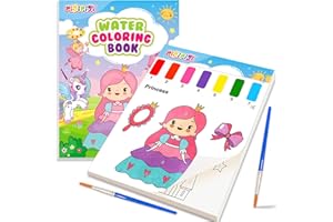 Paint with Water Coloring Books for Toddlers: Mess Free Watercolor Painting Kit for kids - Arts and Crafts for Ages 4 5 6 7 8