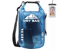 HEETA Waterproof Dry Bag for Women Men, 5L/10L/20L/30L/40L Roll Top Lightweight Dry Storage Bag Backpack with Phone Case for 