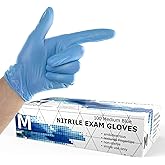 Dre Health Powder Free Disposable Nitrile Gloves - 100 Pack - Medical Exam Gloves