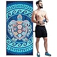 OCOOPA Microfiber Beach Towel Fast Drying, Extra Large 71" x 32" Sand Free Beach Towel Super Lightweight Towels for Travel, S