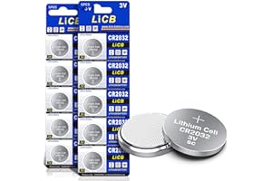 LiCB CR2032 3V Lithium Battery(10-pack)