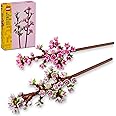 LEGO Cherry Blossoms Celebration Gift, Buildable Floral Display for Creative Kids, White and Pink Cherry Blossom, Spring Flow