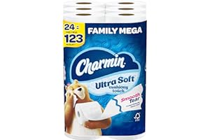 Charmin Ultra Soft Cushiony Touch Toilet Paper, 288 sheet (Pack of 24)