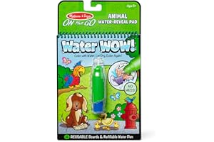 Melissa & Doug On The Go Water Wow! Reusable Water-Reveal Activity Pad - Animals