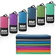 BOGI Microfiber Travel Sports Towel-Quick Dry Towel, Soft Lightweight Microfiber Camping Towel Absorbent Compact Travel Towel