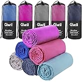 Microfiber Beach Towel, Giwil Travel Sports Towel Ultra Absorbent and Quick Dry Towel (XL 70" X 35") Compact/Lightweight Swim