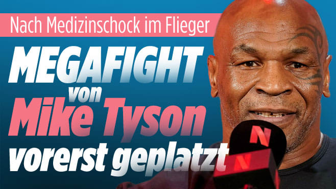 Boxen: Megafight von Mike Tyson (57) vorerst geplatzt