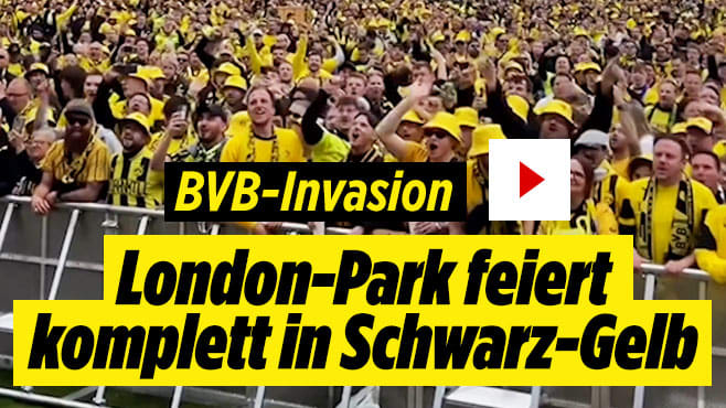 BVB-Invasion: London-Park feiert komplett in Schwarz-Gelb