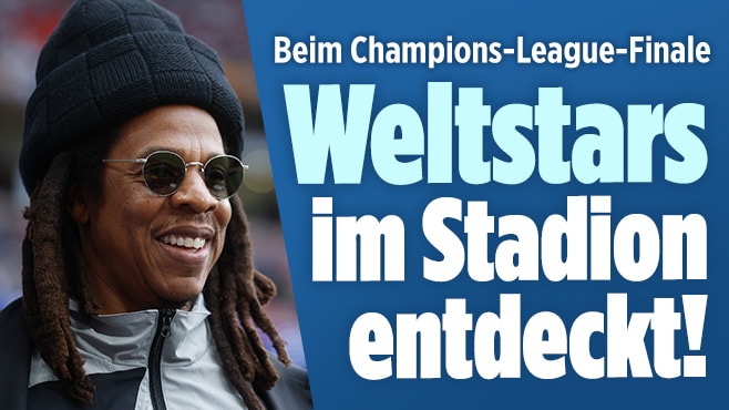 Champions-League-Finale: Weltstars im Stadion entdeckt!