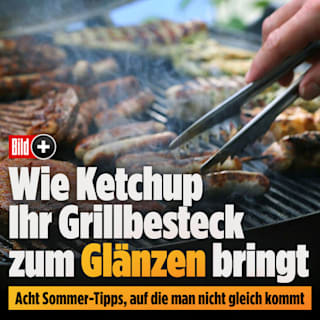 Sommer-Tipps: Ketchup pflegt Grillbesteck, Babypuder entfernt Sand