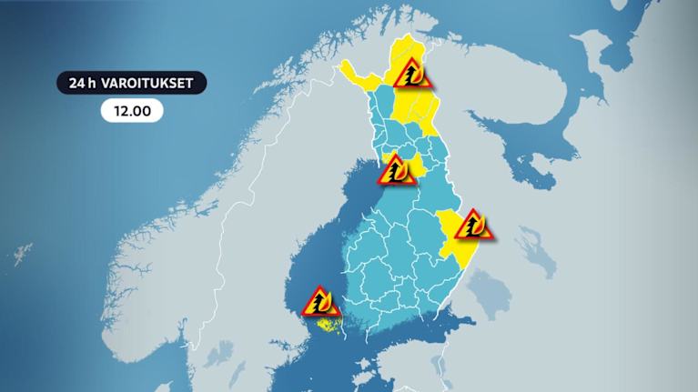 Metsäpalovaroitus. 