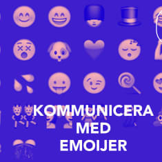 Bild med olika emojier.