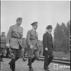 Mannerheim, Hitler och Finlands president Ryti.