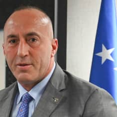 Kosovos före detta premiärminister Ramush Haradinaj.