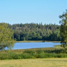 Lappträsket fotat i Lappträsk kyrkby.