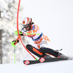 Petra Vlhova åker slalom.