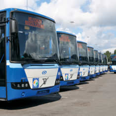 Bussar i Helsingfors