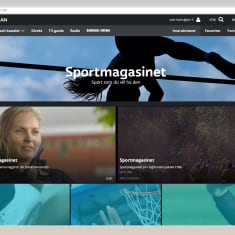 Sportmagasinets sida på Yle Arenan