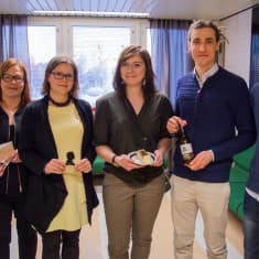 Anci Holm, Laura Holm, Simone Widner, Caj Fors-Klingenberg och Björn Höglund.