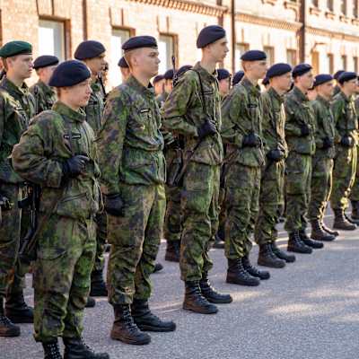 Beväringar i Dragsvik i Ekenäs.