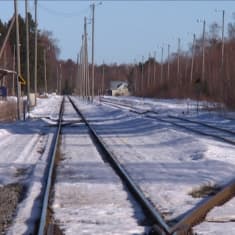 järnvägsräls i kaskö