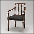 Armchair, Attributed to Samuel McIntire (1757–1811), Mahogany, birch, white pine, American