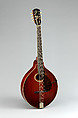 Mandocello, Gibson Mandolin-Guitar Manufacturing Co., Ltd. (American, founded Kalamazoo, Michigan 1902), Spruce, birch, mahogany, ivoroid, mother-of-pearl, nickel silver, American