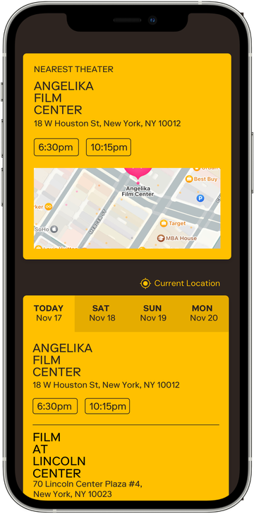 Mubi Go app screenshot