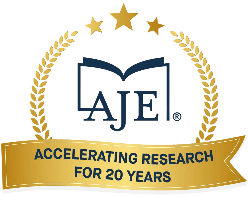 AJE 20 YEARS OF SERVICE LOGO