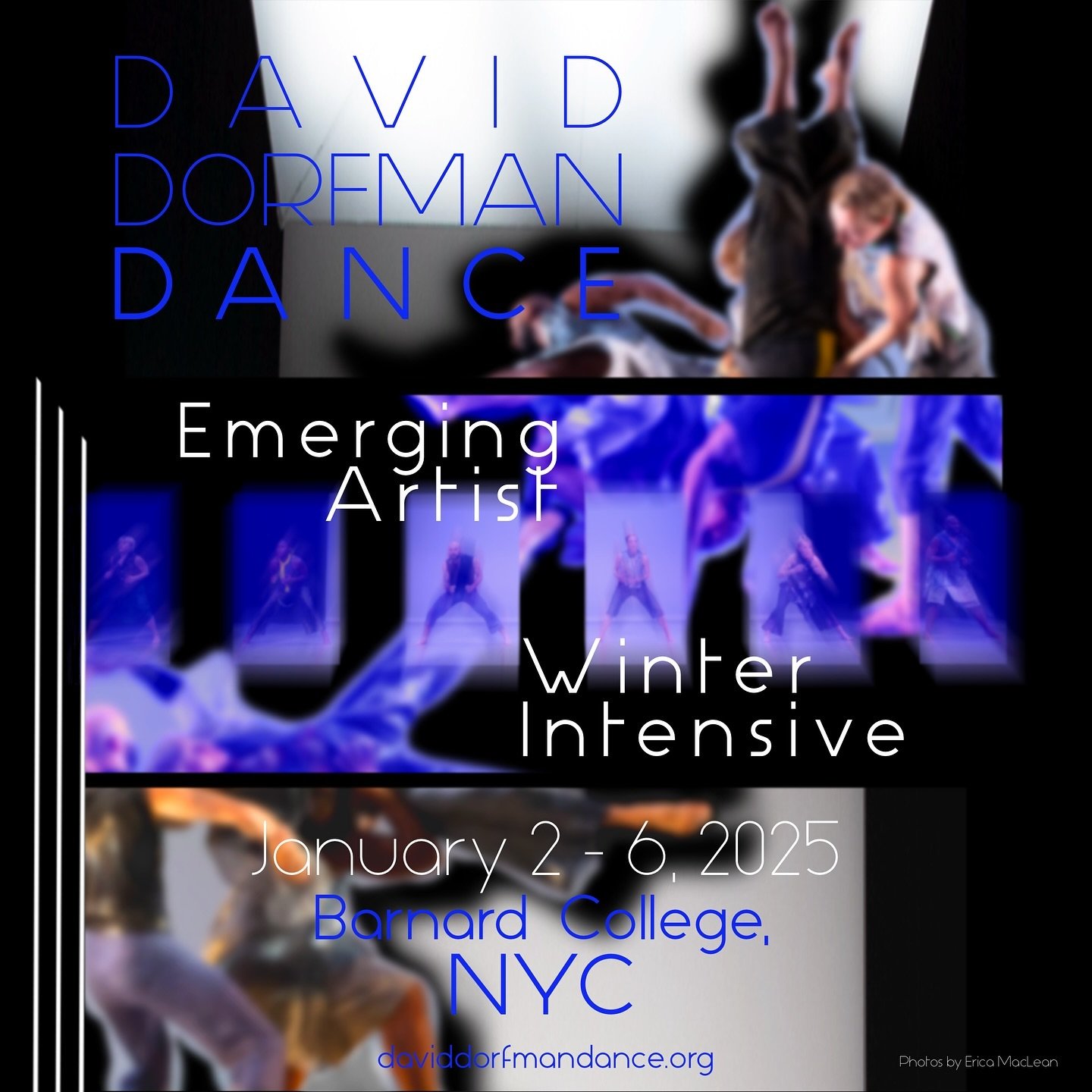 ANNOUNCEMENT! Our Winter Intensive&rsquo;s Early Bird is Flying🕊️

Sign up now for the DDD 2025 Emerging Artist Winter Intensive held at Barnard College, NYC and take advantage of Early Bird registration, closing on Dec. 2

Learn more about the inte