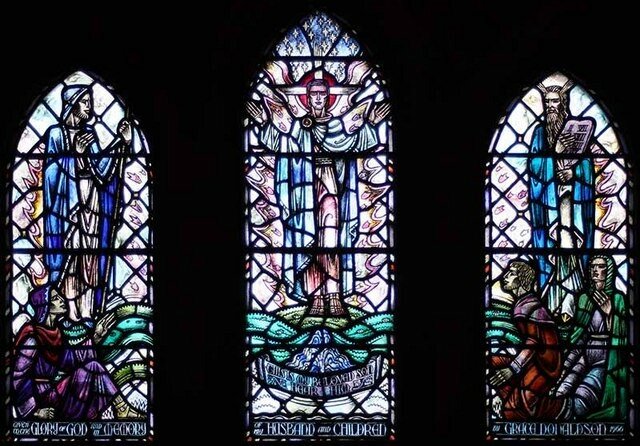 Dunblane Cathedral - Window by Louis Davis