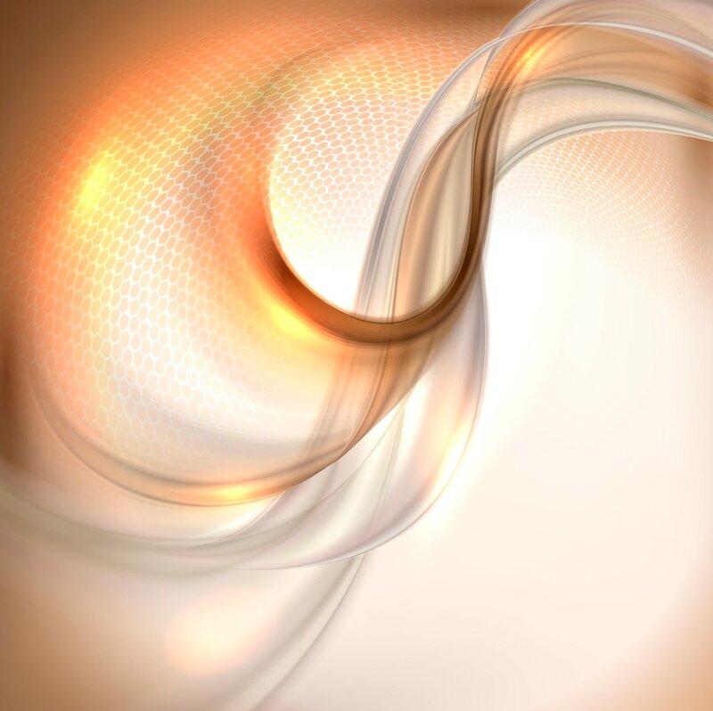 Abstract golden wave background