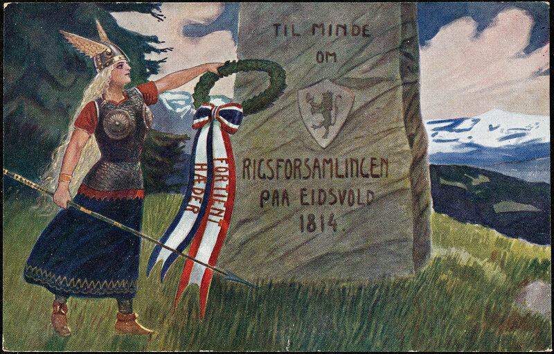 Til Minde om Rigsforsamlingen paa Eidsvold 1814, 1914.