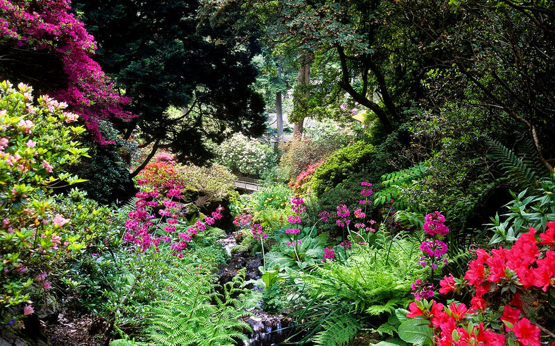 Bodnant Gardens, Conwy, Wales, UK |
