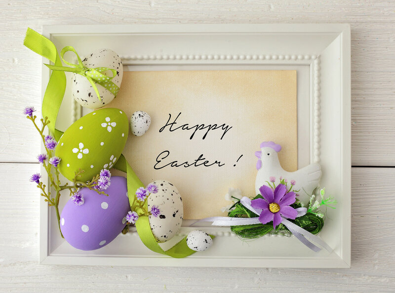 easter frame background