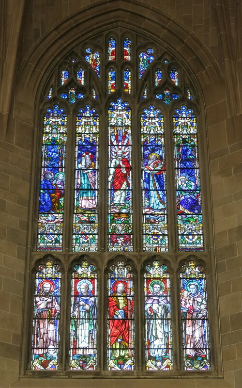 Cathedral of the Most Blessed Sacrament (Detroit, Michigan) - stained glass, The Transfiguration.