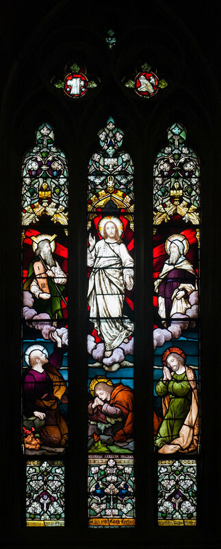 Derry St. Eugene's Cathedral South Aisle Window 6 Transfiguration