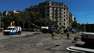 Els monoplaça acceleraran pel passeig de Gràcia recent asfaltat