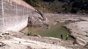 Operació insòlita a la Vall d'Aran per reparar una presa del 1955 a 2.000 metres d'altura